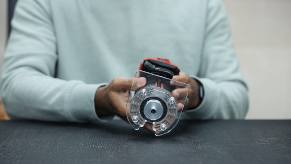 Baseplate showing guide-bushing compatibility