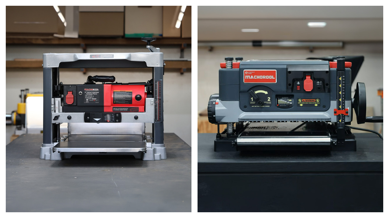 FindBuyTool FB131H and FB132H helical head planers side by side